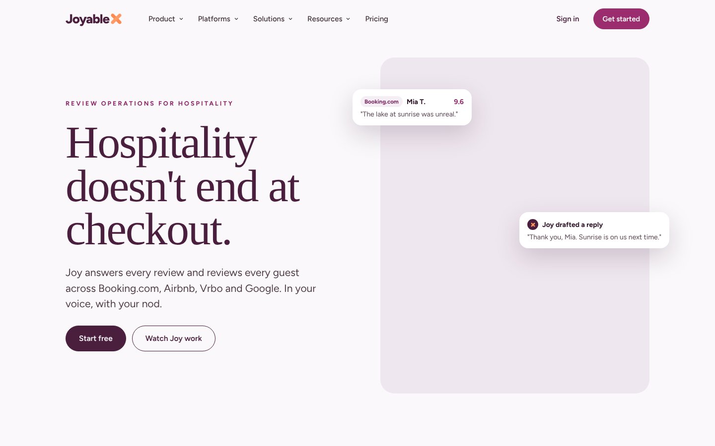 JoyableX homepage